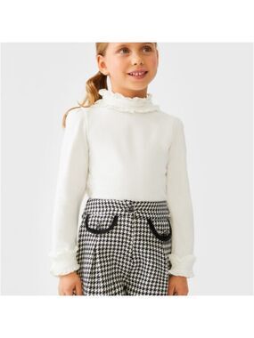 Abel & Lula Elegant Houndstooth Kids Formal Shorts